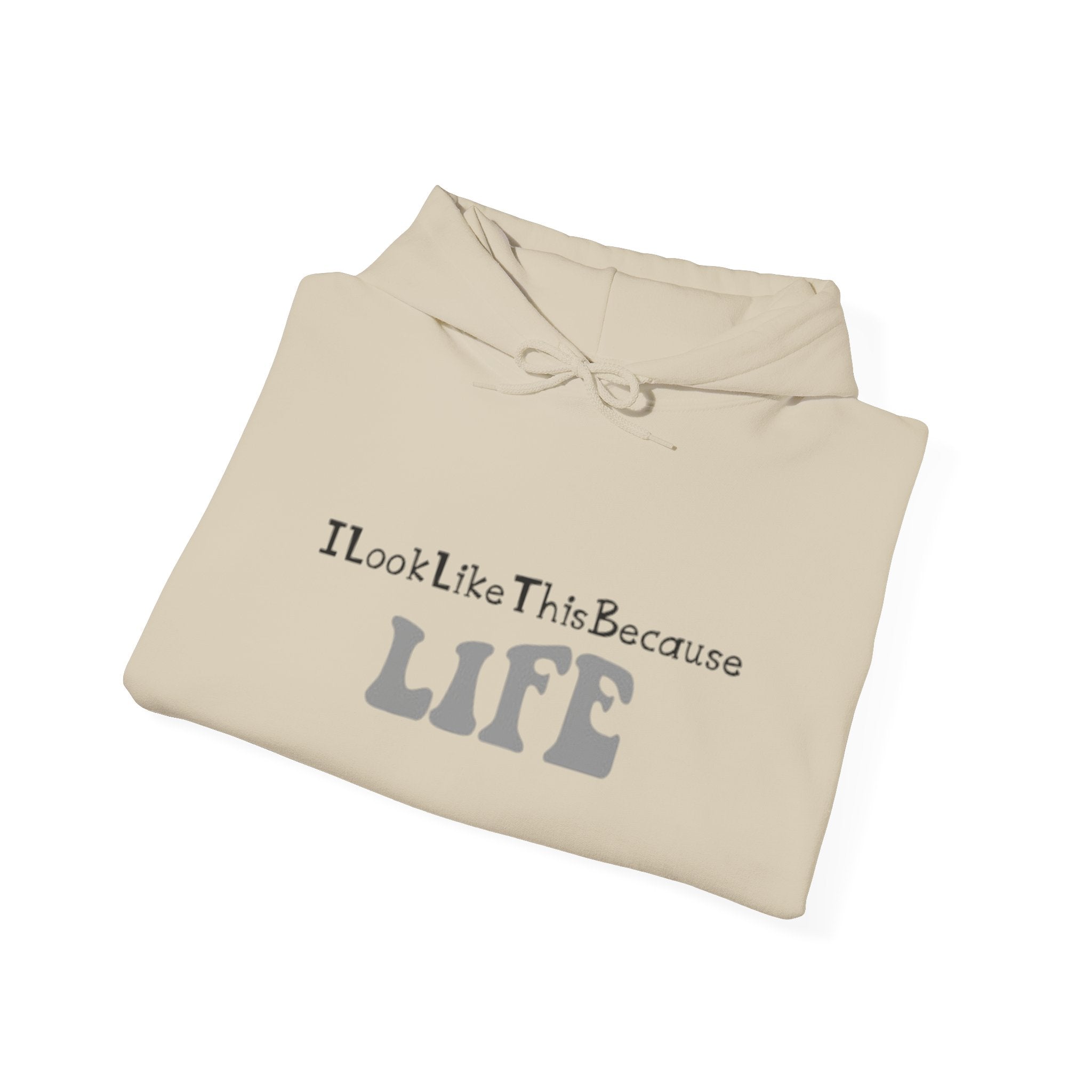 I Look Like This Because Life Hoodie
