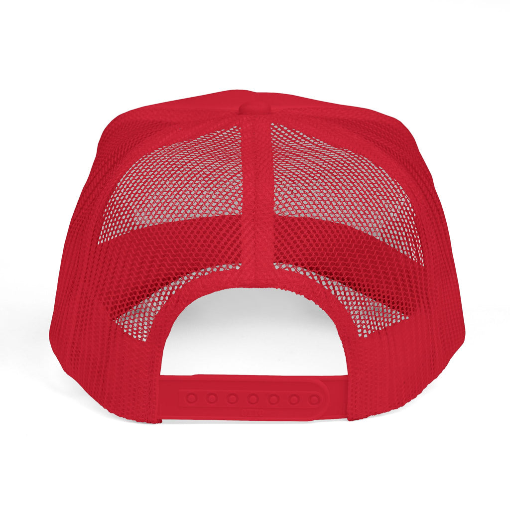 Trucker Cap — "I look like this because life" Embroidered Casual Hat