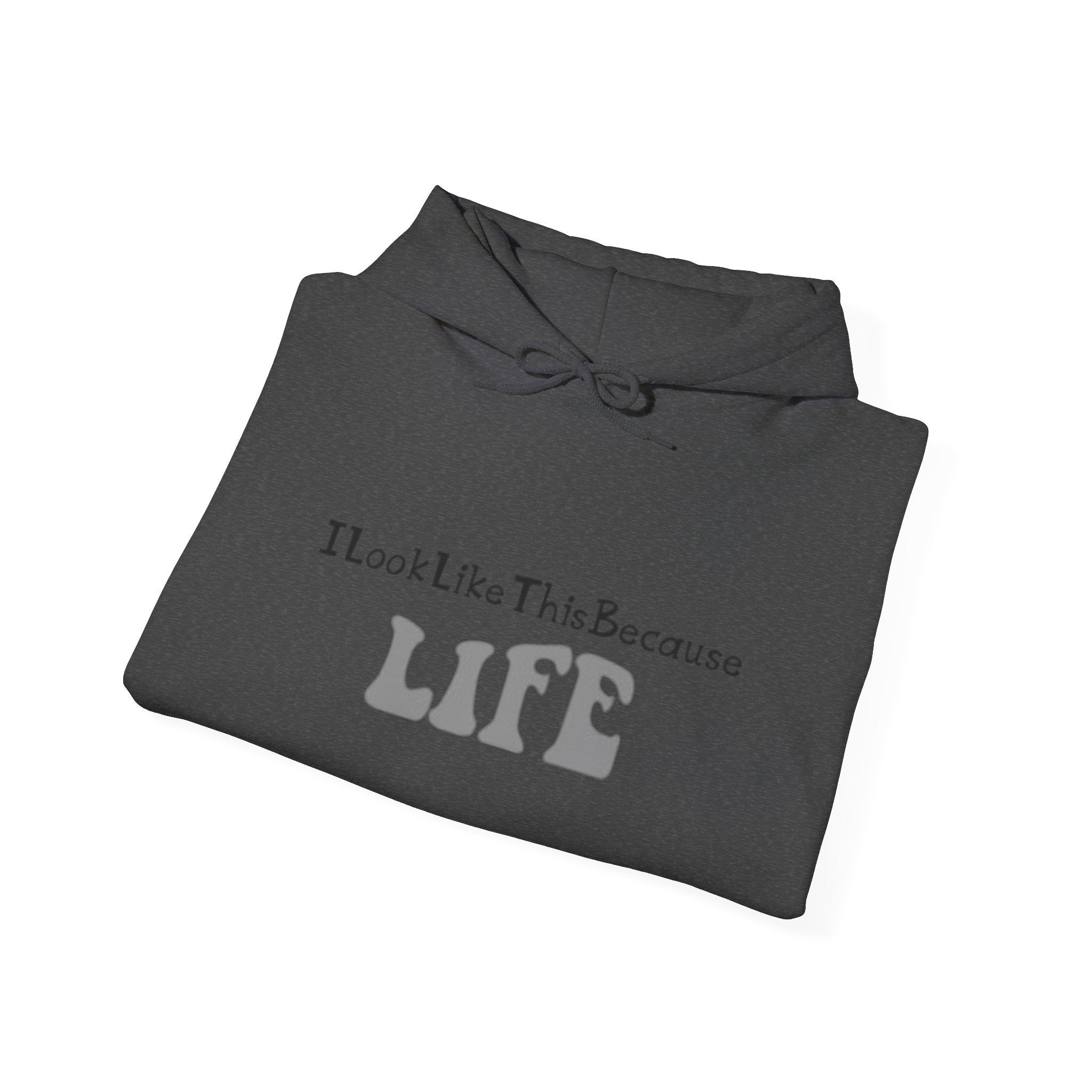 I Look Like This Because Life Hoodie