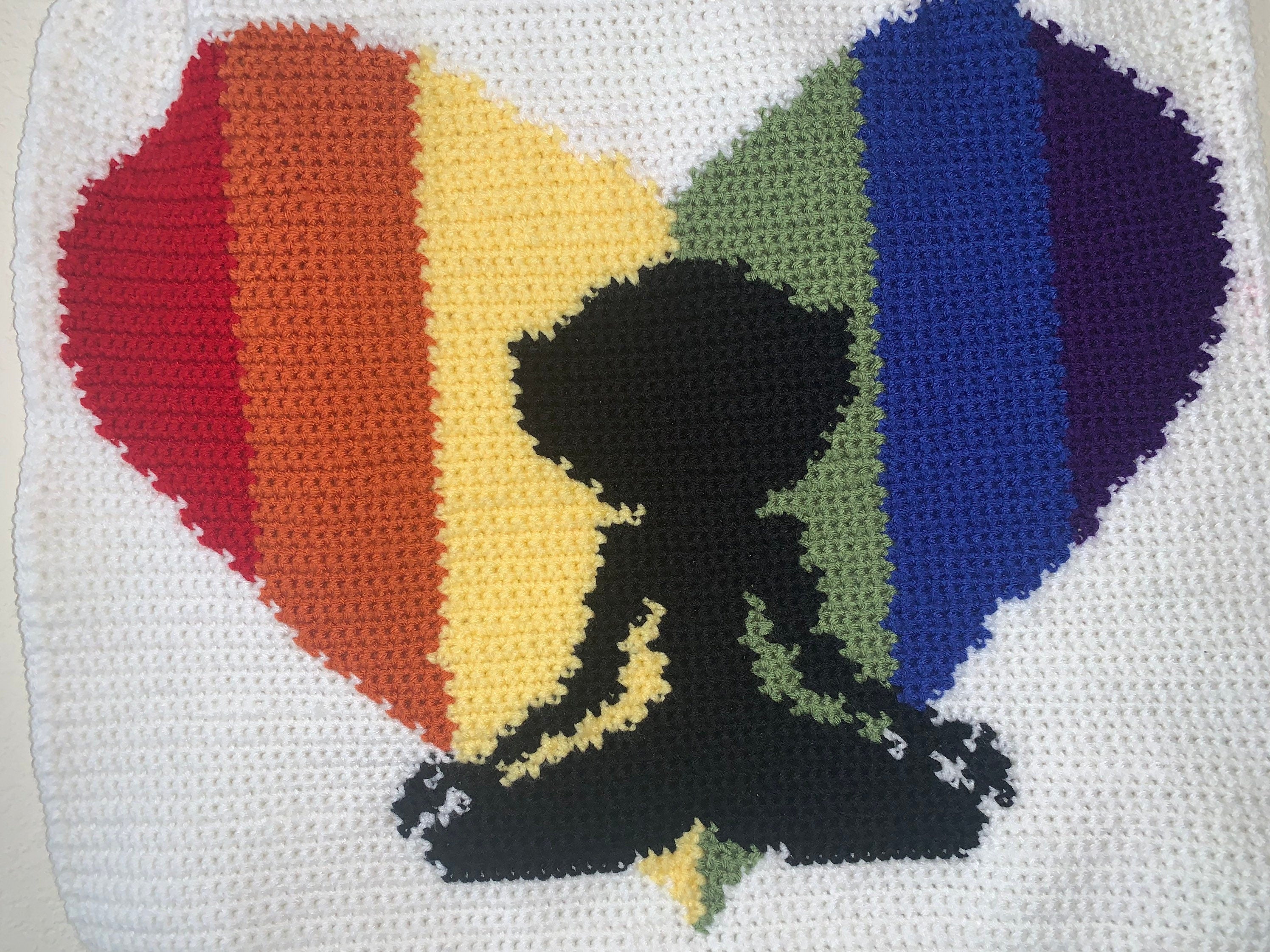 Rainbow Yoga Crochet PATTERN ONLY