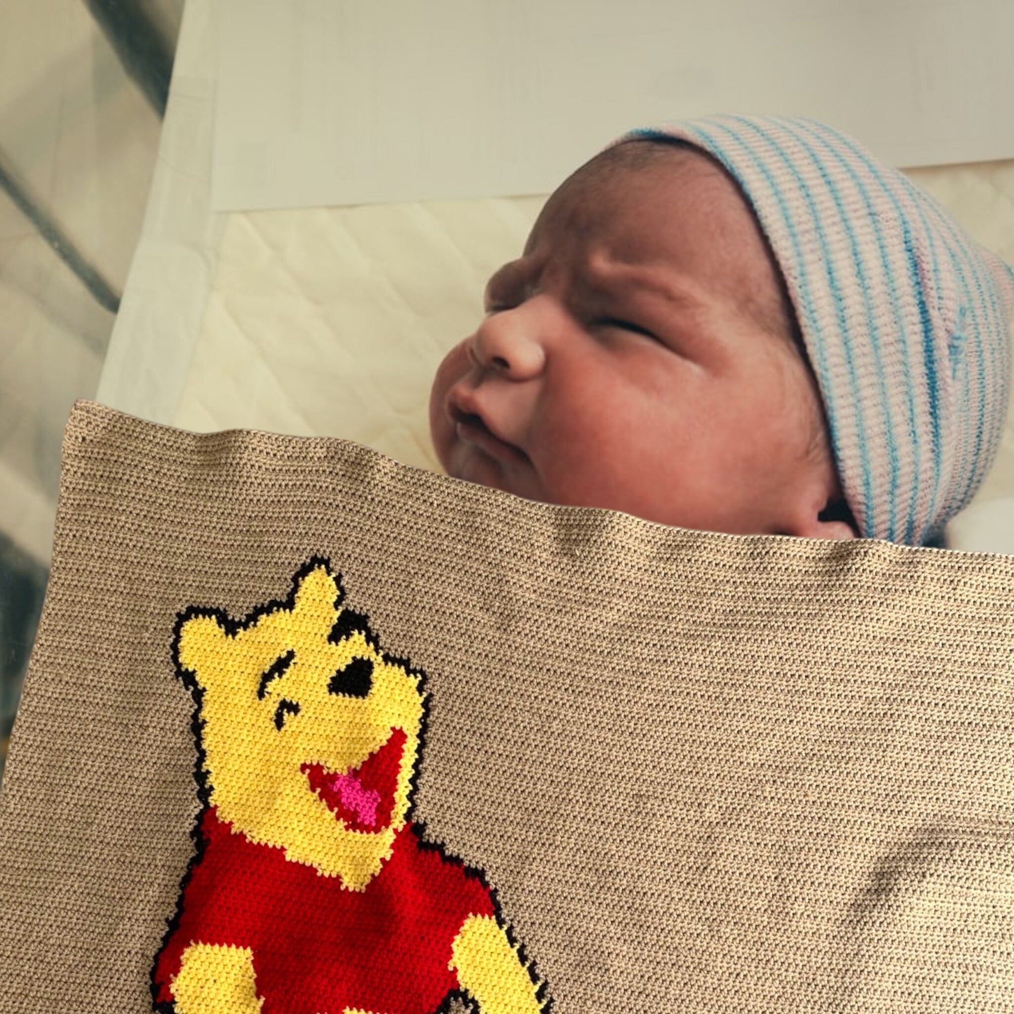 Pooh Bear Baby Blanket