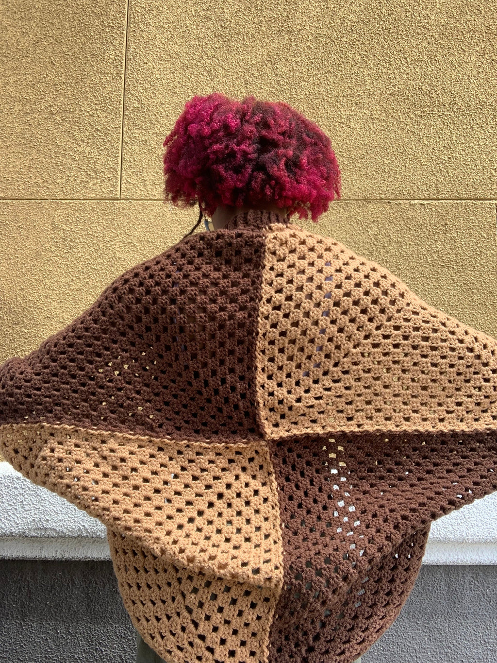 Crochet Brownie Cocoon Cardigan