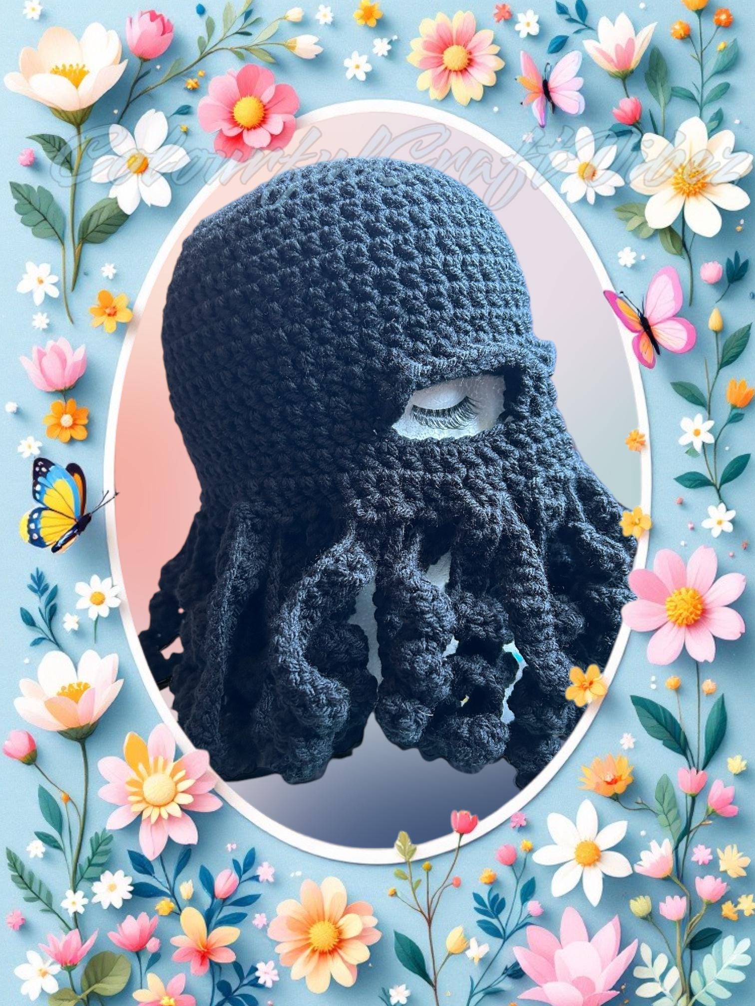 Crochet Octopus Beanie| Mask