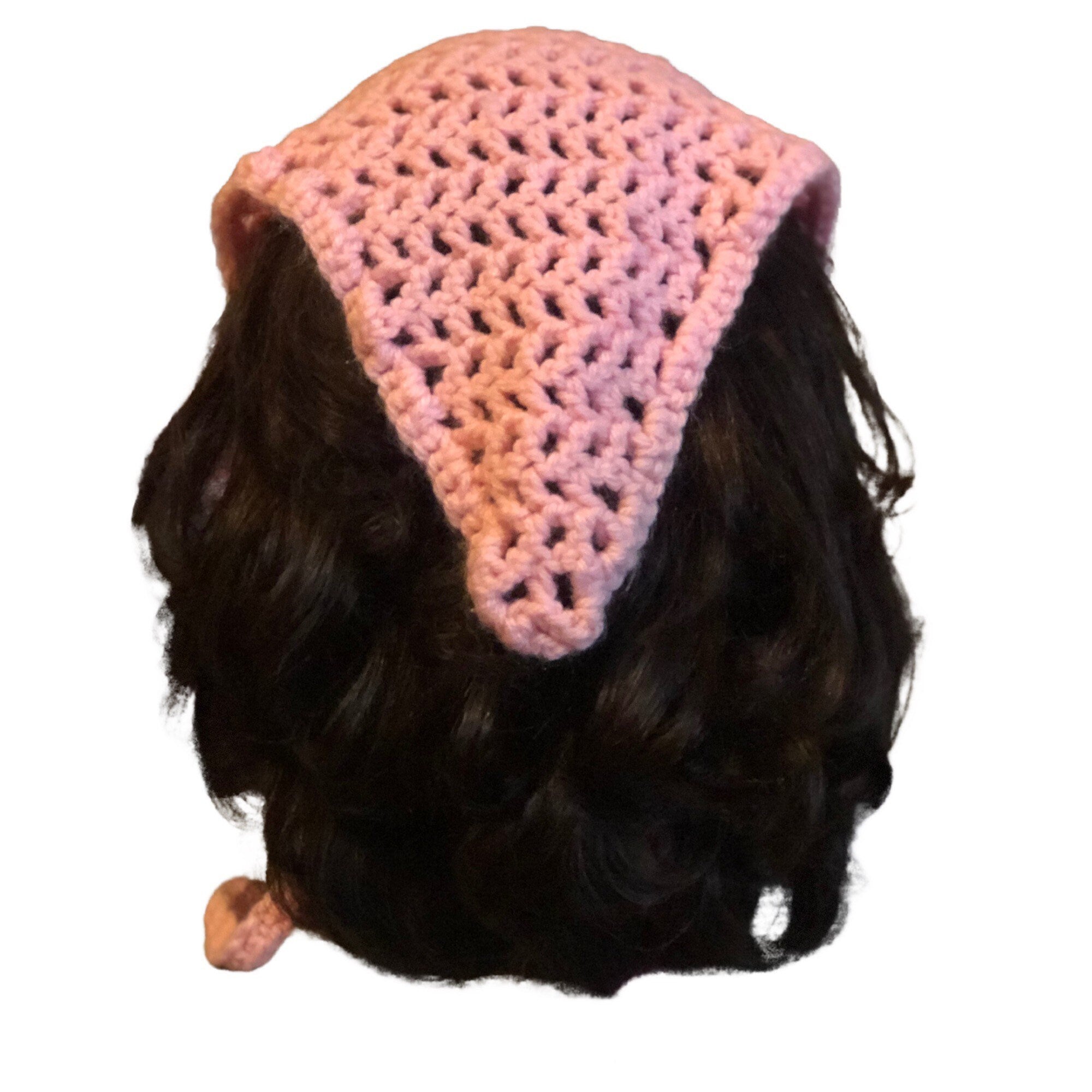 Boho Crochet Bandana Scarf