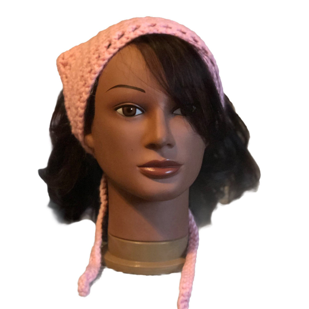 Boho Crochet Bandana Scarf