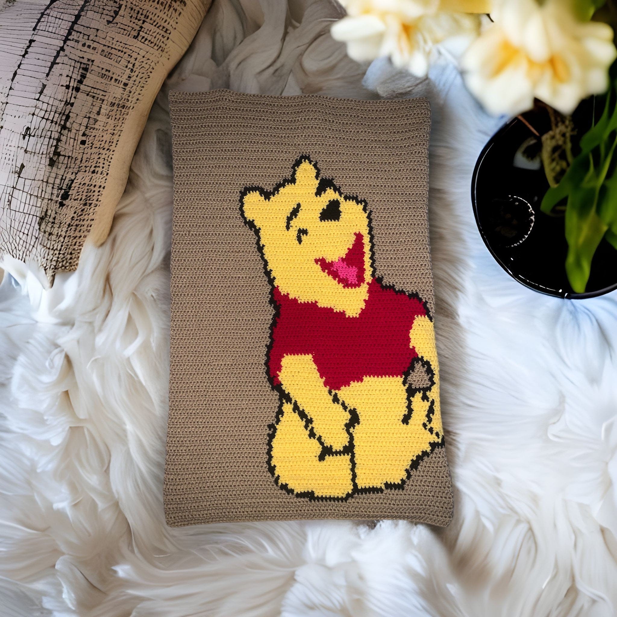 Pooh Bear Baby Blanket