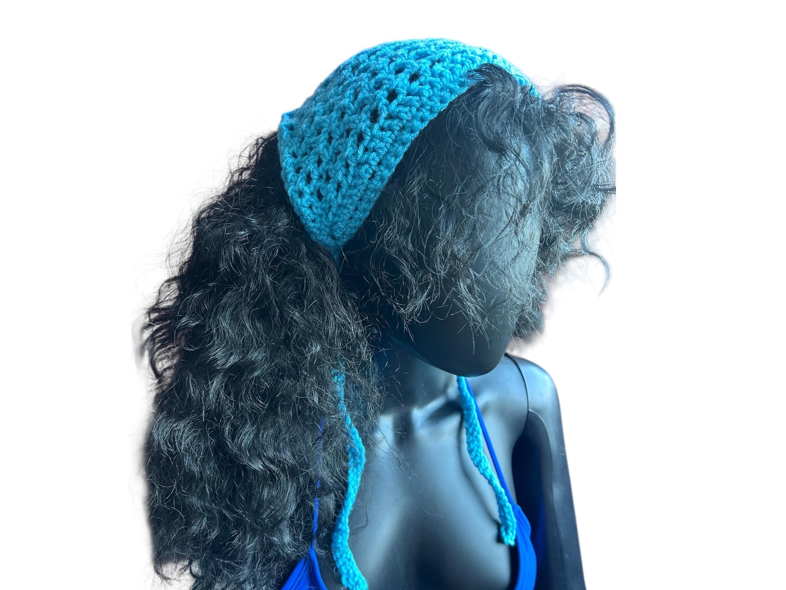 Boho Crochet Bandana Scarf