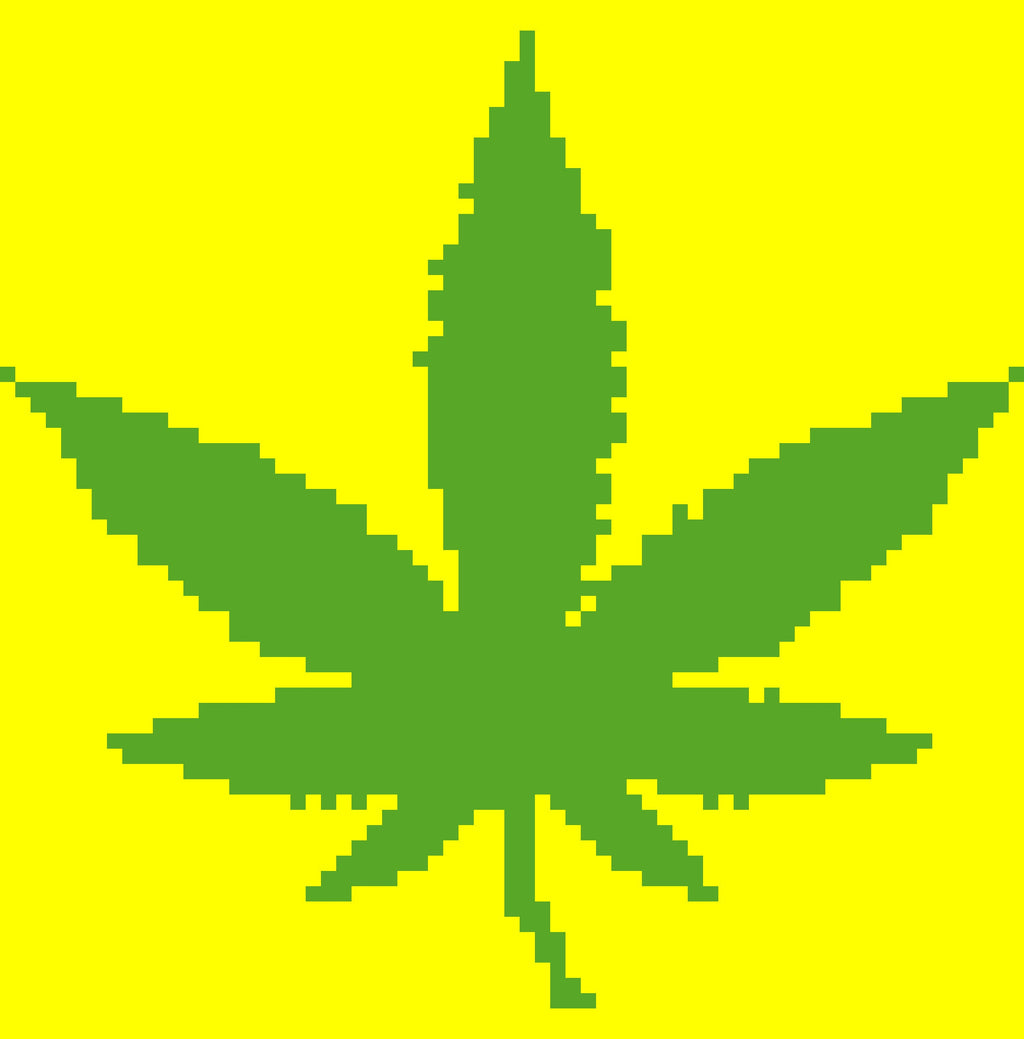 Marijuana Leaf Crochet PATTERN ONLY
