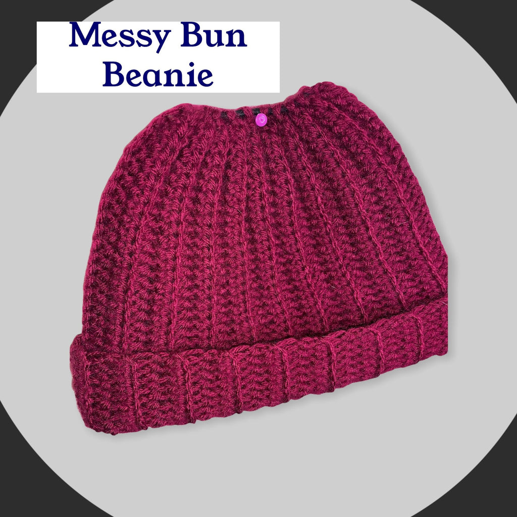 Messy Bun Beanie