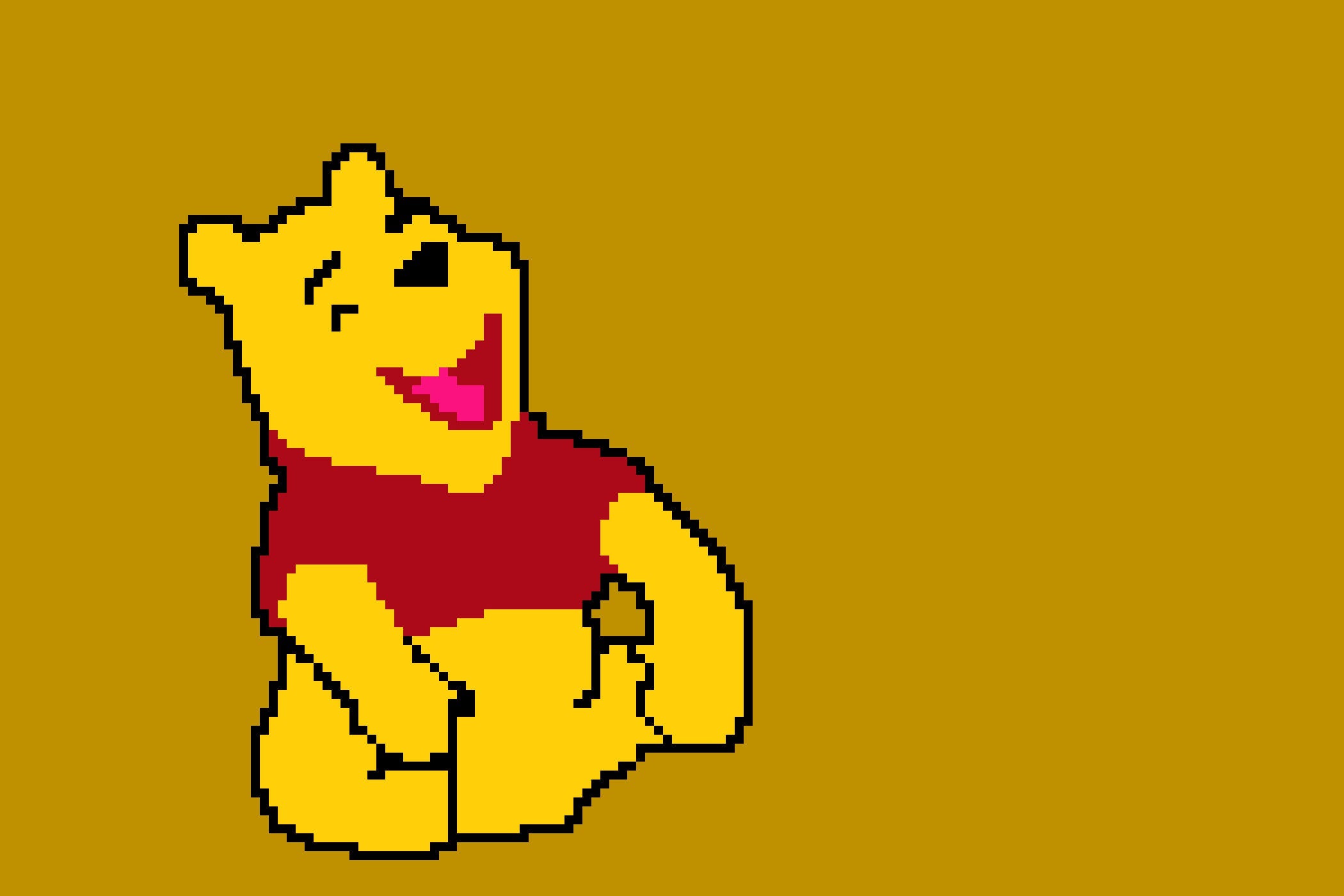 Pooh Bear Blanket PATTERN ONLY