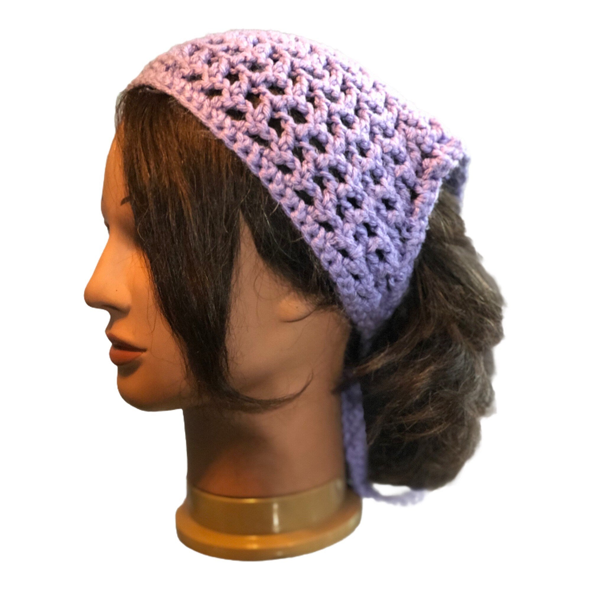 Boho Crochet Bandana Scarf